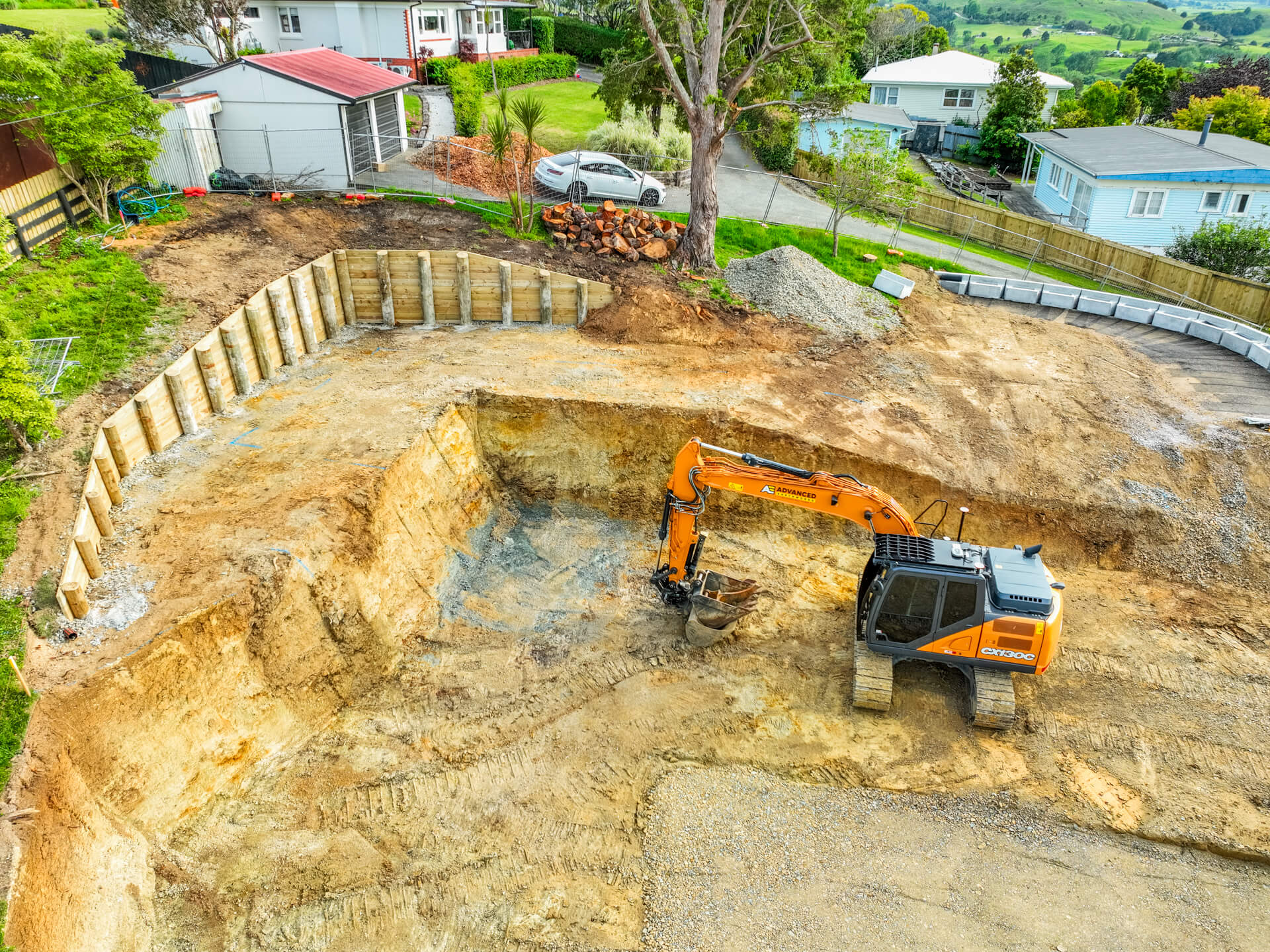 Retaining Walls in Northland - Advanced Earthworks Limited